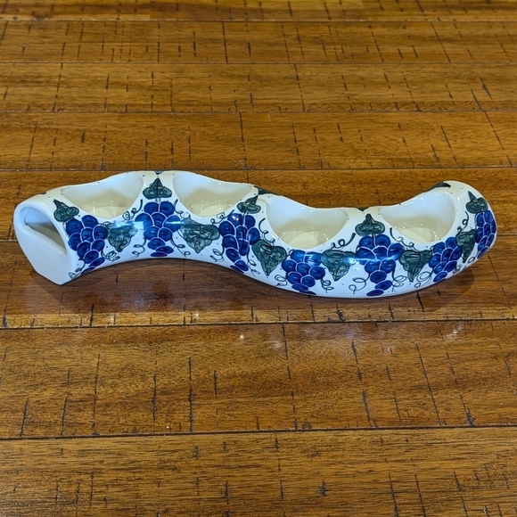 Andy Unikat Polish Pottery Advent Candle Centerpiece - Hand Made Hand Painted - Picture 4 of 15